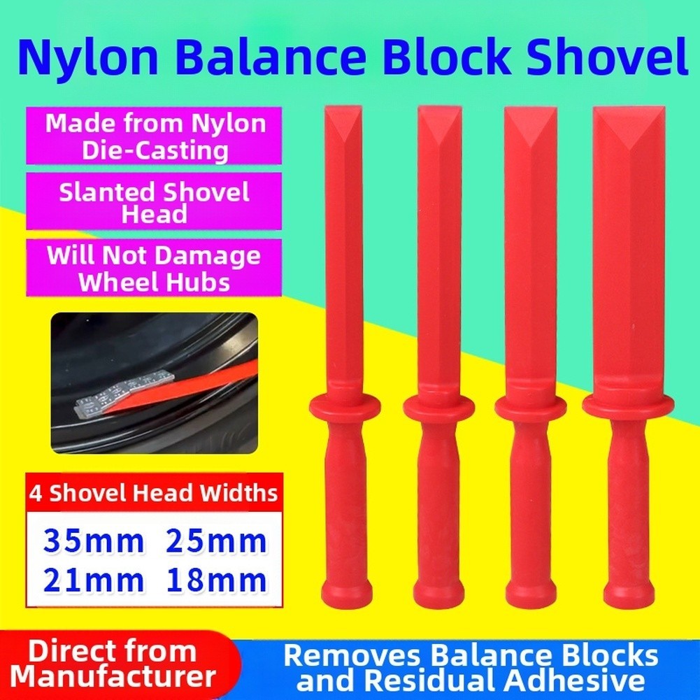 Đất-vn ❤️Bộ công cụ cạo cân bằng lốp Nylon 4 vành bánh xe an toàn Không
