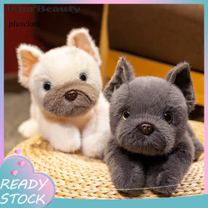 Pluscloth Đáng Yêu Bulldog Sang Trọng Đồ Chơi 30cm Siêu Mềm Thú Nhồi Bông Huggable Người Bạn Đồng Hành Thực Tế Đứng Plushie