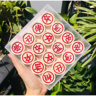 Bộ Cờ Tướng Nhựa Cứng Bàn Cờ 43X39Cm Gấp Gọn (Kèm Hộp Đựng)