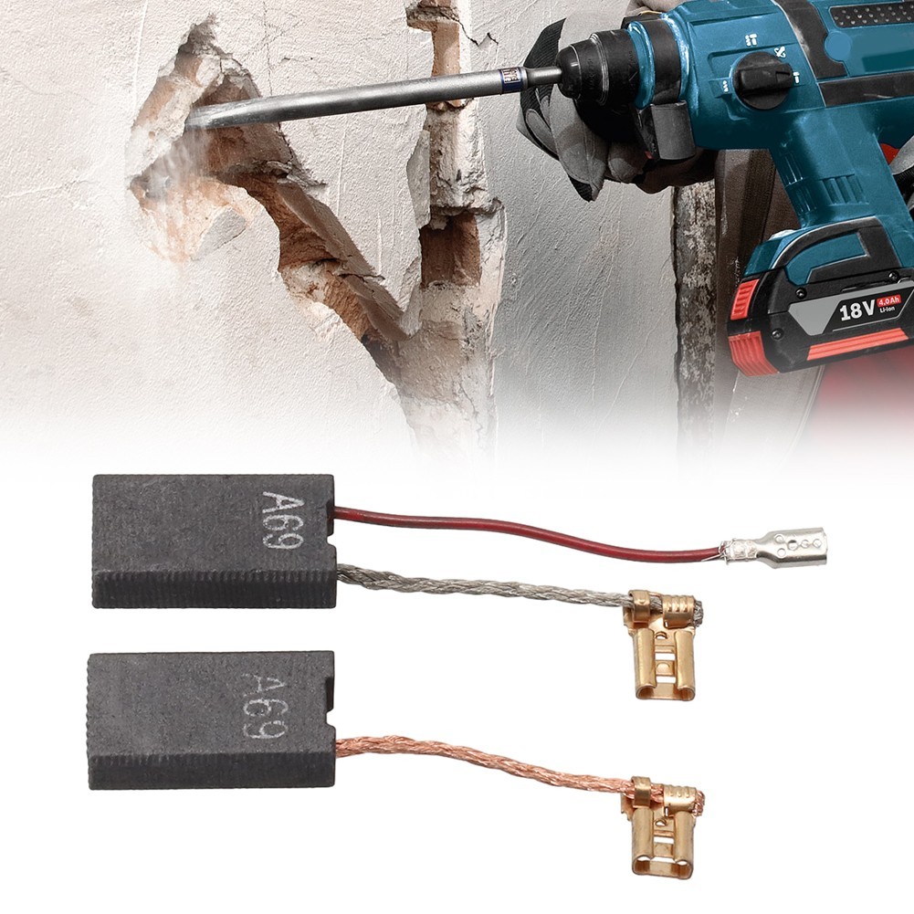 [Smellshi] 2 cọ Carbon 1617014135 Cho GBH5-40DE GSH 5-CE GSH 5 E GBH7-45DE GBH7-45D