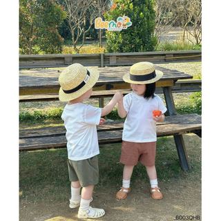 6003QHB - Quần thun cotton túi chéo Beemo nhiều màu cho bé size 1-6y