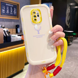 Ốp Lưng OPPO A5 2020 A9 2020 Case Đơn giản Với Lanyard