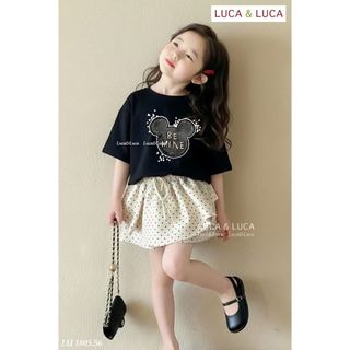 LUBCC.1805 - Bộ trẻ em Luca Luca bé gái size 2-12y