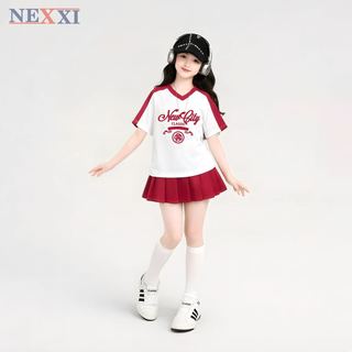 2512.8 Set váy thun Win Win xếp ly phối màu Newcity size 3-14y
