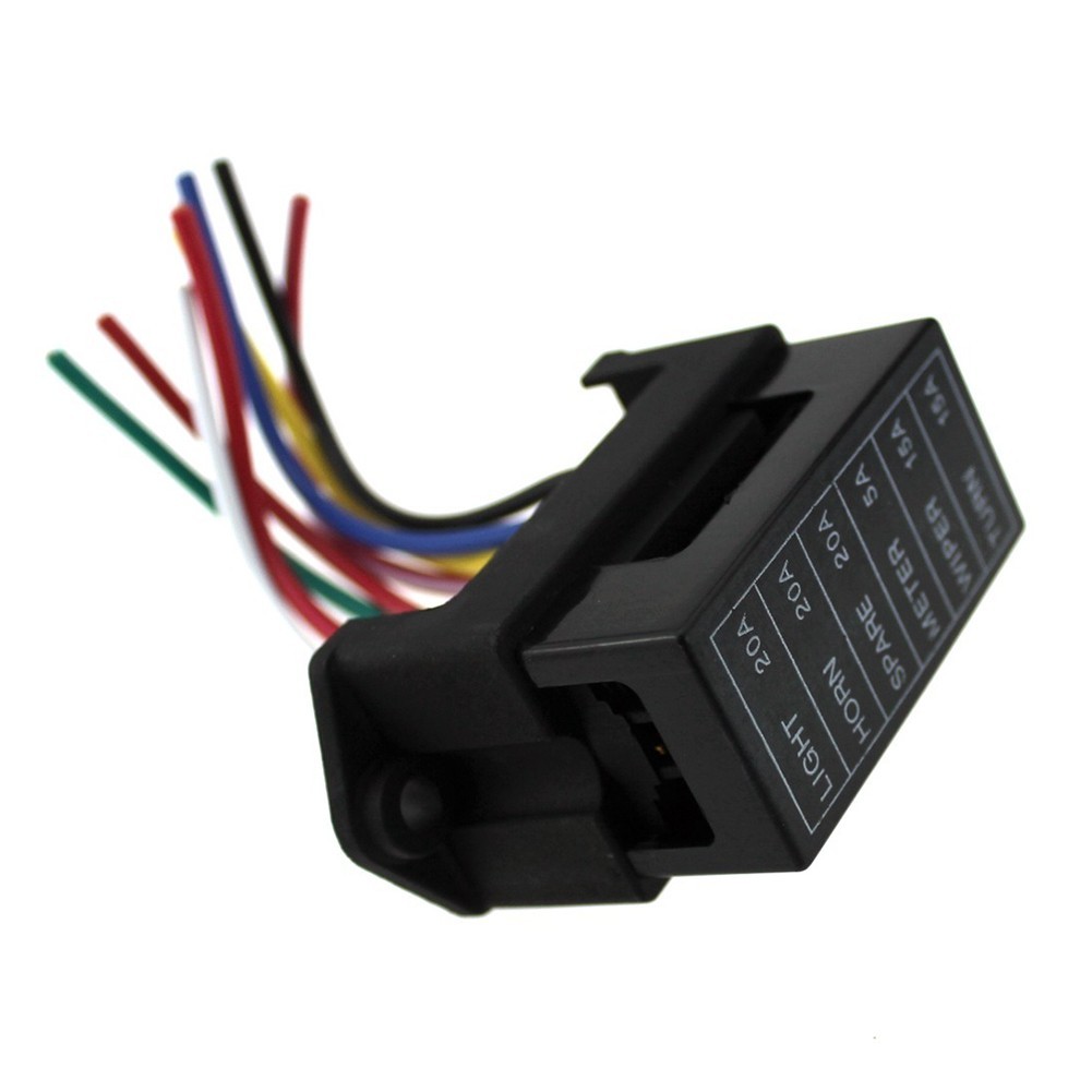 [vn] Hộp cầu chì lưỡi dao tự động 6 chiều DC 32V Hộp đựng khối ATC ATO cho tàu buýt