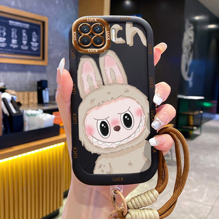 Ốp Lưng OPPO A93 2020 Reno 4F Reno4 F Reno 4 Lite F17 Pro Case Với Lanyard Thỏ Dễ thương