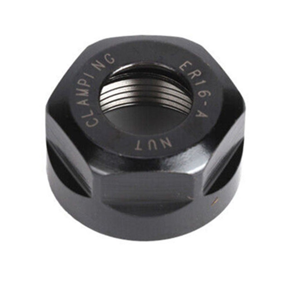 [Smellshi] 1 Chiếc ER16-A Loại Collet Kẹp Đai Ốc Cho ER CNC Phay Chuck Giá Đỡ Tiện Đen