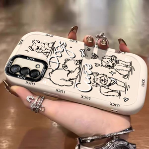 Ốp Lưng OPPO A74 A95 F19 F19s Reno 6 Lite Ốp Silicon Case Vỏ mềm Chó Nhỏ