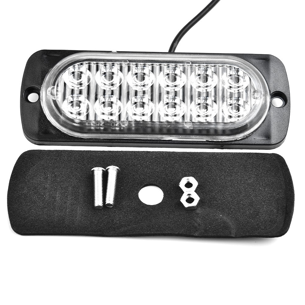 ⚡GIẢM GIÁ LỚN⚡DC 12V 36W Trắng 12LED Xe Tải An Toàn Cho Khẩn Cấp Luôn Sáng Đèn