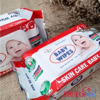 Khăn Giấy Ướt Baby Wipes 80 Pcs An Toàn Cho Da