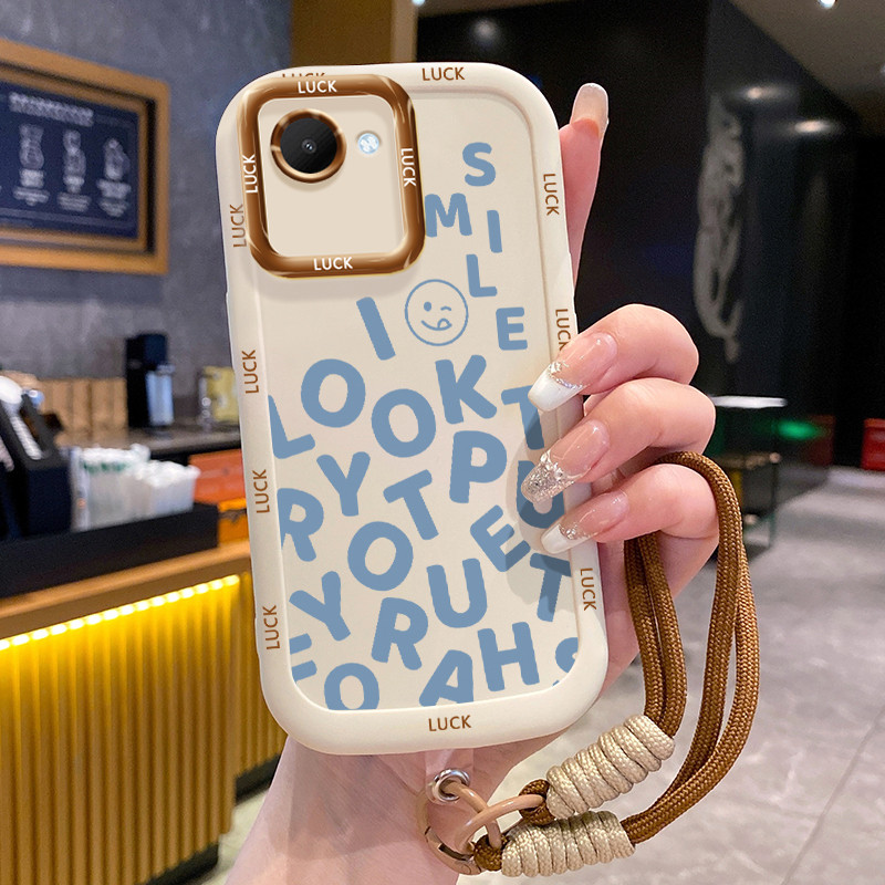 Ốp Lưng Realme C30 C30s Narzo 50i Prime Case Thời trang Với Lanyard