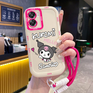 Ốp Lưng OPPO A57 2022 A77 2022 A57s A57e A77s Case Thỏ Hoạt hình Với Lanyard