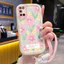 Ốp Lưng OPPO A52 A72 A92 Case Hoa vẽ đẹp Với Lanyard