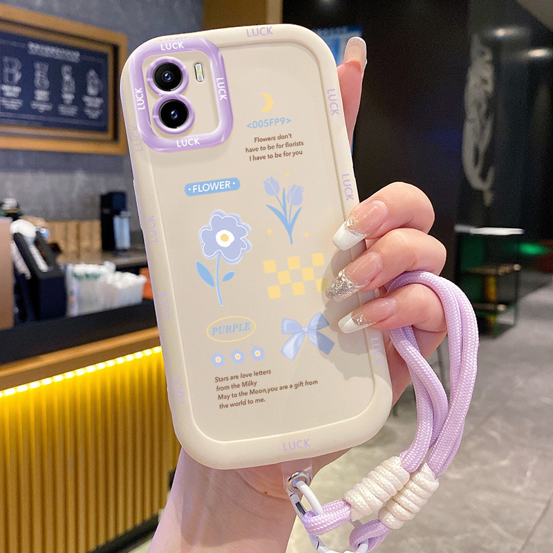 Ốp Lưng VIVO Y15S Y15A Y15C Y01 Case Dễ thương Với Lanyard