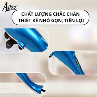 Máy Massage Cầm Tay Hình Dáng Cá Heo Xinh 6 Đầu 4 Chế Độ Alizz Al-14265