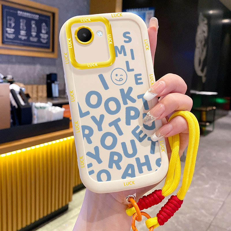 Ốp Lưng Realme C30 C30s Narzo 50i Prime Case Thời trang Với Lanyard