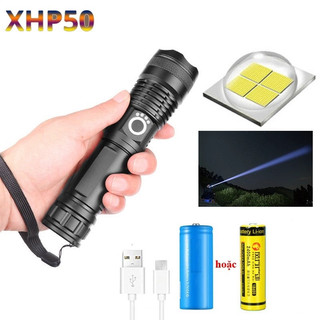 Đèn Pin P50 3200Lm Nhật Bản Siêu Sáng Dung Lượng Pin Cao (Hộp Đen)