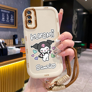 Ốp Lưng VIVO Y20 Y20i Y20s Y20A Y20G Y12A Y12S Y11s Case Thỏ Hoạt hình Với Lanyard