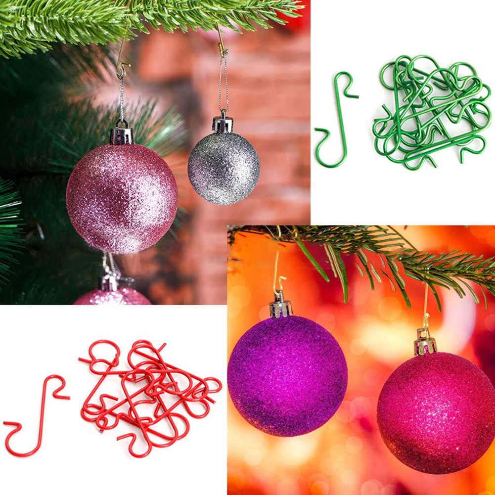 [Giá thanh lý] 100 CÁI Trang trí ngày Giáng sinh Móc S Cây thông Noel Móc tất Giáng sinh