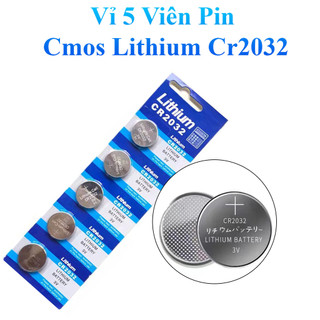 Vỉ 5 Viên Pin Cmos Lithium Cr2032 Cao Cấp Dễ Sử Dụng