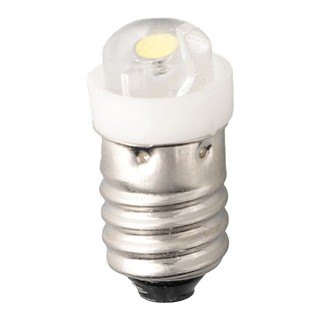 Bóng đèn LED E10 màu trắng 0.5W 6000K, phù hợp thay thế cho đèn pin