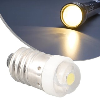 Bóng đèn LED E10 màu trắng 0.5W 6000K, phù hợp thay thế cho đèn pin