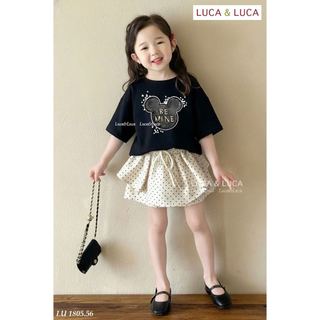LUBCC.1805 - Bộ trẻ em Luca Luca bé gái size 2-12y