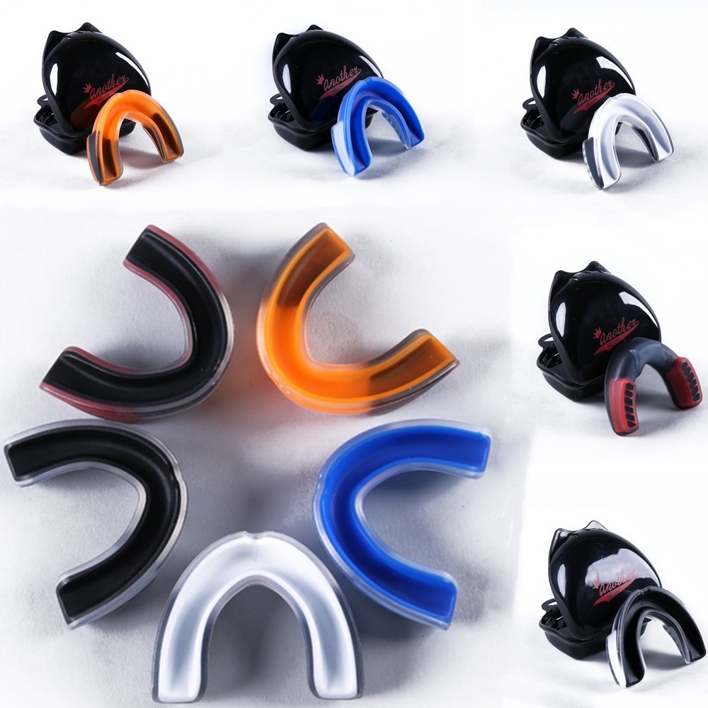 [HẤP DẪN] Trẻ em / người lớn Boxing Gum Shield Mouth Guard MMA Rugby Mouthpiece Răng