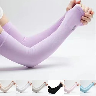 Tay áo chống nắng mùa hè, chất liệu lụa mát mẻ, bảo vệ khi lái xe và tập luyện