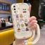 Ốp Lưng OPPO A55 4G Case Động vật nhỏ Với Lanyard