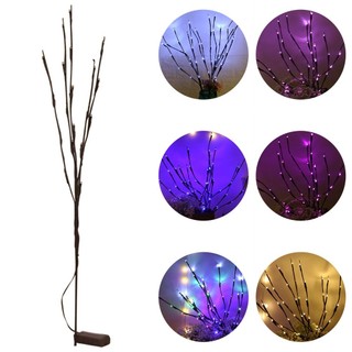[FUXIN] 20 Đèn cành liễu để trang trí nội thất có nhánh chạy bằng pin