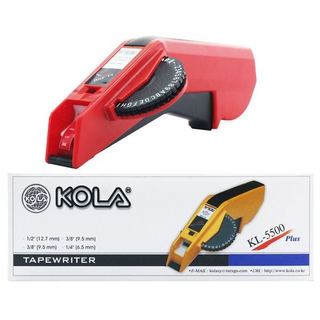Dụng Cụ Tạo Nhãn Dán Chữ Nổi Kola KL-5500 (Hàng Chính Hãng) - Đánh Dấu Đồ Dùng Nhà Bếp, Hồ Sơ Tiện Lợi