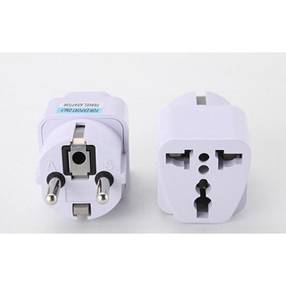 Đầu Chuyển Đổi Ổ Cắm 2 Chấu Thành 3 Chấu Tiện Dụng