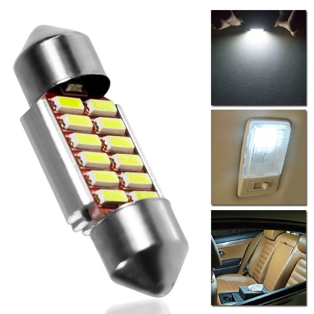 Bóng đèn LED 31MM C10W Siêu sáng 4014 Đèn đọc sách nội thất ô tô Doom