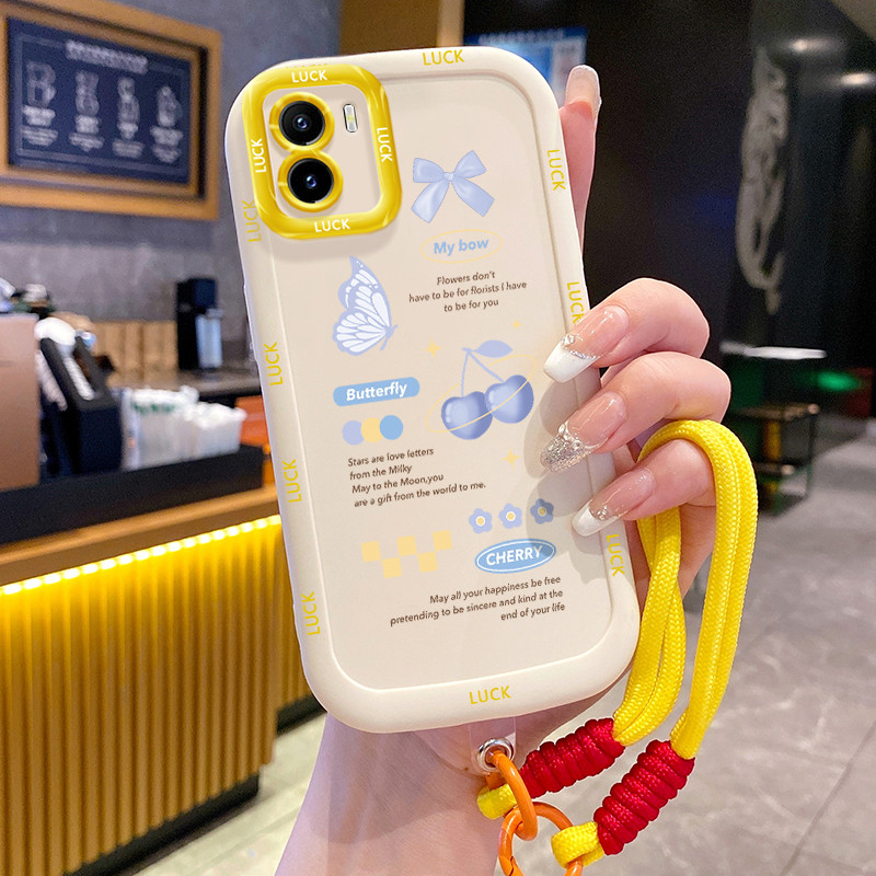 Ốp Lưng VIVO Y15S Y15A Y15C Y01 Case Dễ thương Với Lanyard