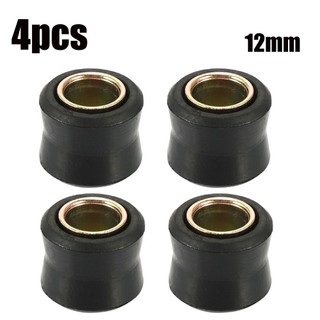 Cao su giảm xóc sau xe máy 2 / 4pc12MM cho hệ thống treo Bush màu đen