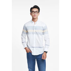 Áo Sơ Mi Sọc Nam Cotton Tay Dài Ninomaxx 2011069