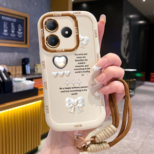 Ốp Lưng Realme C63 C61 Narzo N61 Narzo N63 Note 60 Note 60X Case Thời trang Với Lanyard