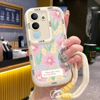 Ốp Lưng VIVO V29 5G V29E 5G V29 Pro 5G Case Hoa vẽ đẹp Với Lanyard