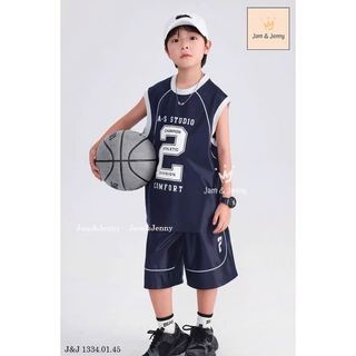 JJBCC.1334 - Bộ cotton thể thao Jam & Jenny sát nách in số 3 màu size 2-12y