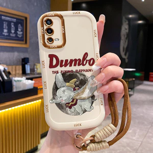 Ốp Lưng OPPO A55 4G Case Với Lanyard Gấu Đáng yêu