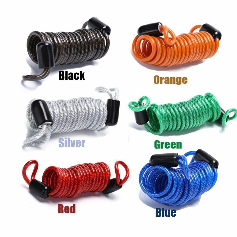 ⭐ Bán chạy ⭐Khóa đĩa báo động xe đạp xe máy Dây cáp cảnh báo lò xo chống trộm Tether [land-vn]