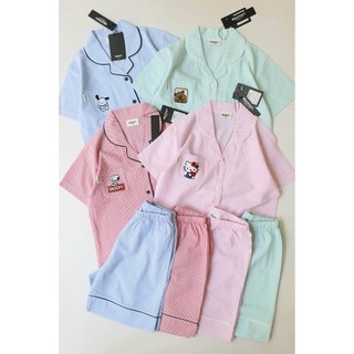 BM2601PJ01 - Bộ Pyjama Beemon vải thô nhiều màu cho Mẹ freesize 50-60kg