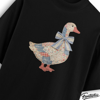 Áo Thun Local Brand FANTASTEE PATCHWORK DUCK Cotton 100% 250gsm Form Oversize, Hoàn Thiện Cao Cấp