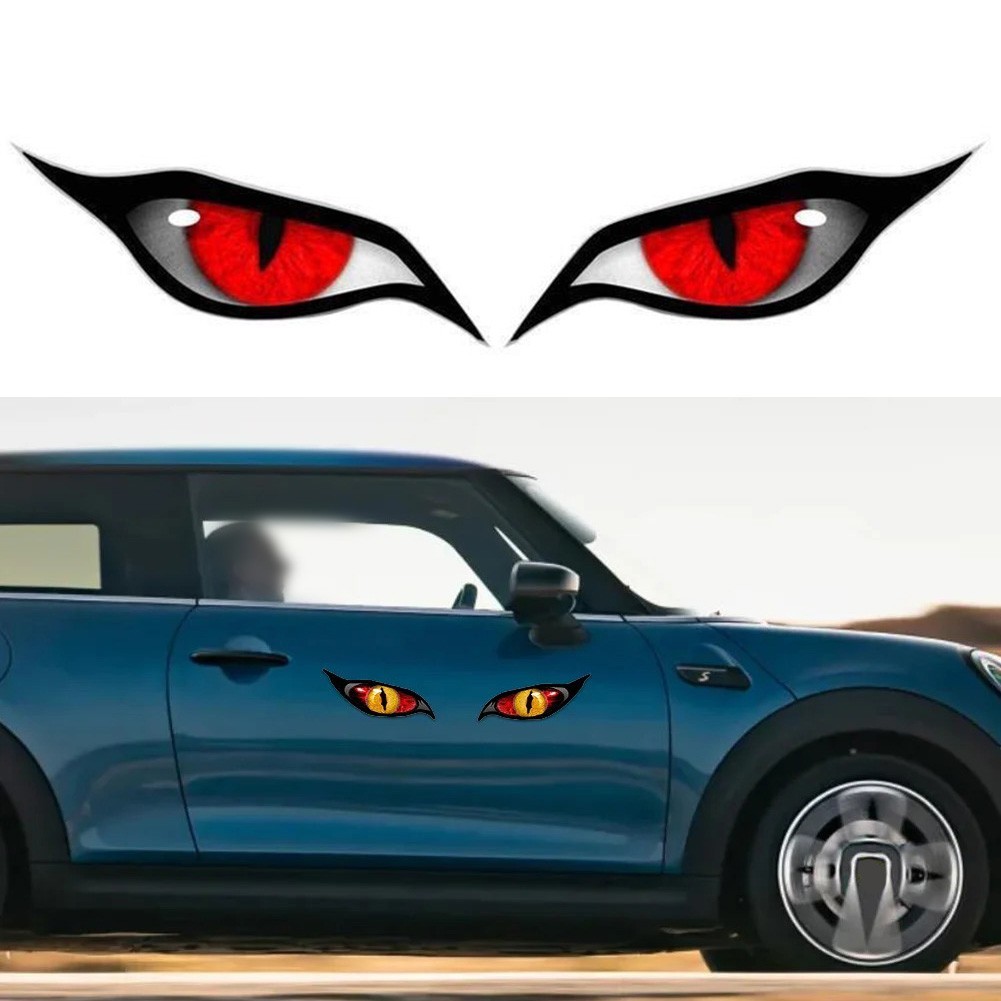 [GIGGLE] Decal gương chiếu hậu phản quang âm thanh nổi 3D dành cho xe máy