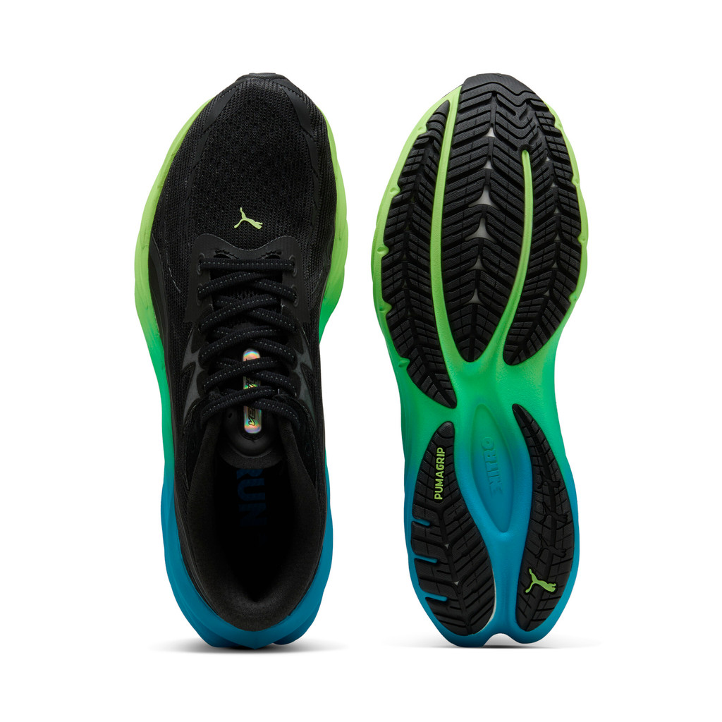 Giày Chạy Bộ PUMA Nam Velocity NITRO 4 Black-Speed Blue Màu Đen | BigBuy360 - bigbuy360.vn