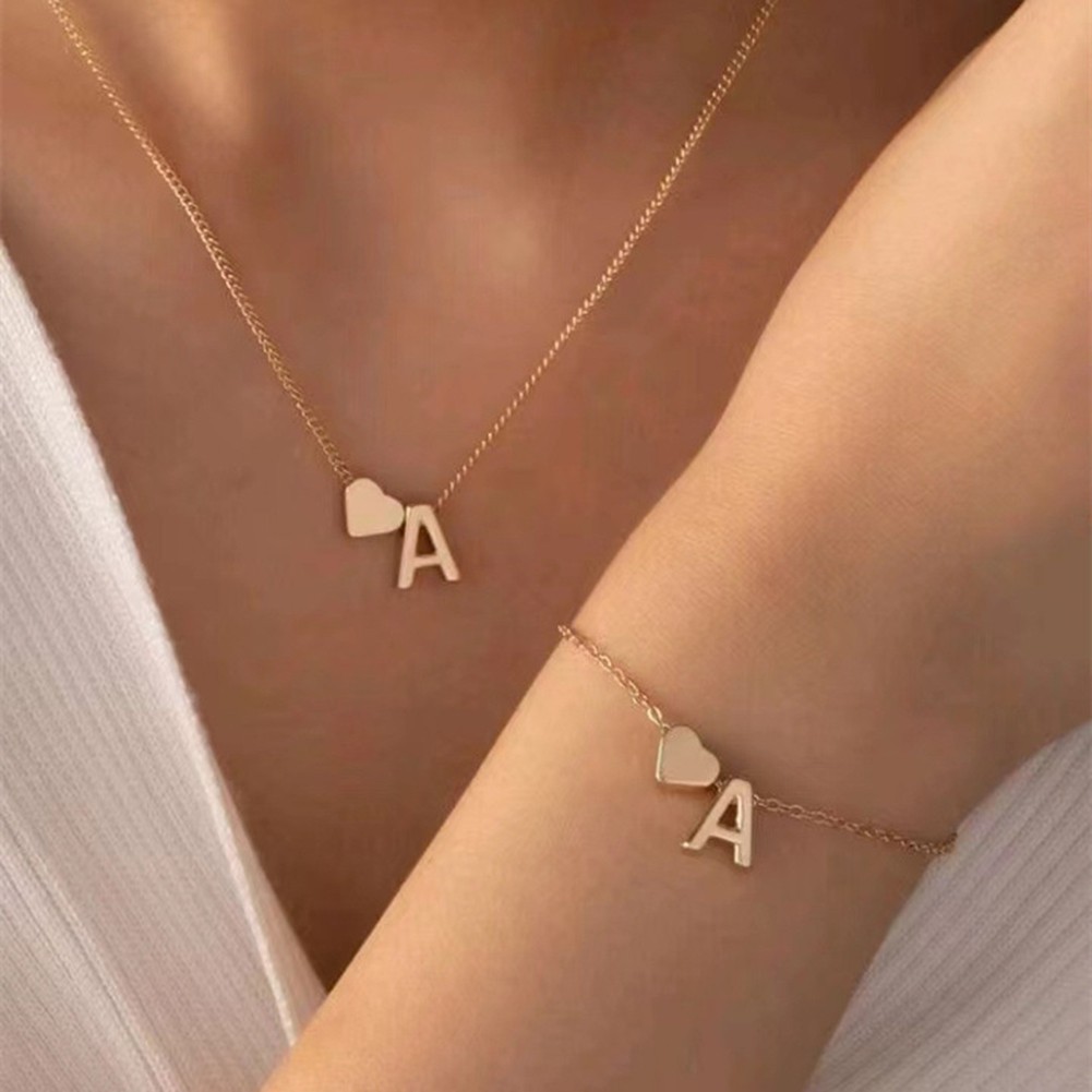 [COSYH] Vòng cổ bảng chữ cái thép không gỉ - Biểu tượng tình yêu mãi mãi