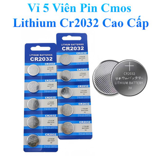 Vỉ 5 Viên Pin Cmos Lithium Cr2032 Cao Cấp Dễ Sử Dụng