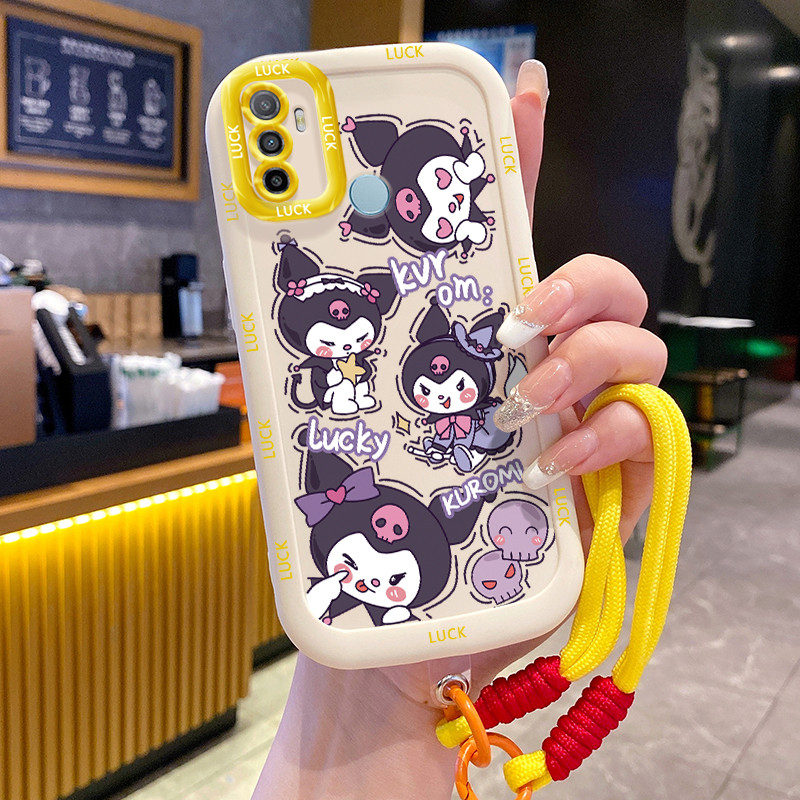 Ốp Lưng OPPO A53 2020 A33 2020 A53s A32 A11s Case Đáng yêu Thỏ Với Lanyard