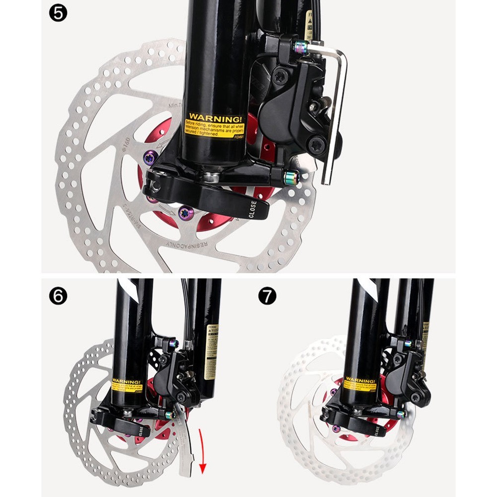 Dụng cụ chống ma sát rotor cho má phanh, bộ công cụ sửa chữa xe đạp MTB